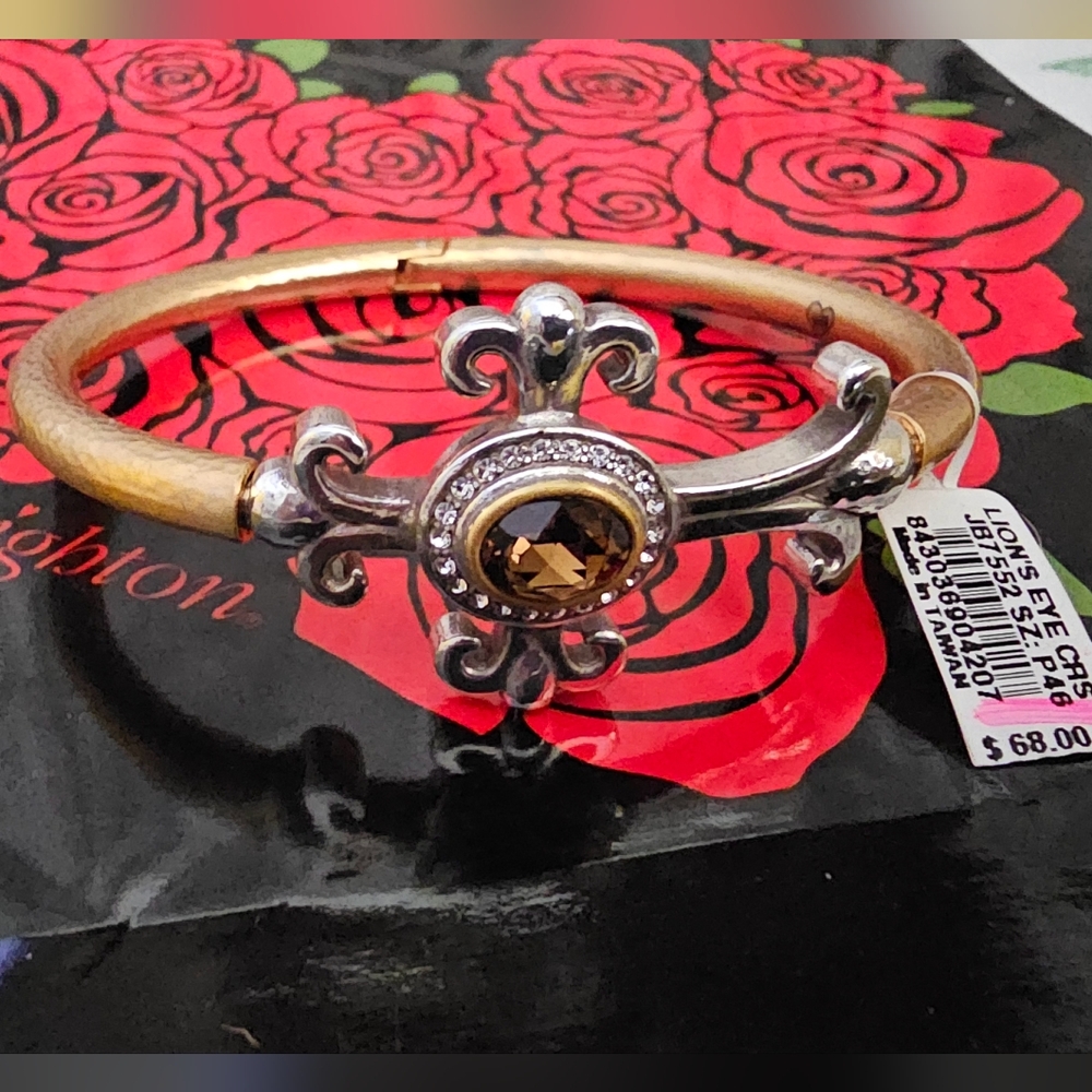 Brighton Lions Eye Cross Bracelet